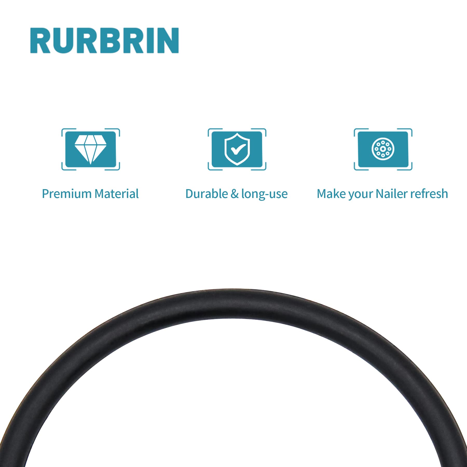 10 Pieces of 877-368 Piston O-Ring Part Fit for Hitachi